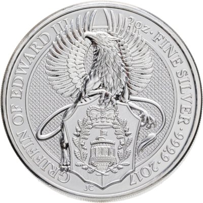 купить Великобритания 5 фунтов (pounds) 2017 "Звери королевы - Грифон Эдварда III"