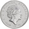 Купить Великобритания 5 фунтов (pounds) 2017 "Звери королевы - Грифон Эдварда III"