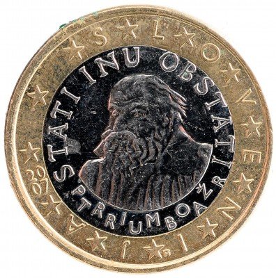 Купить Словения  1  евро  2007