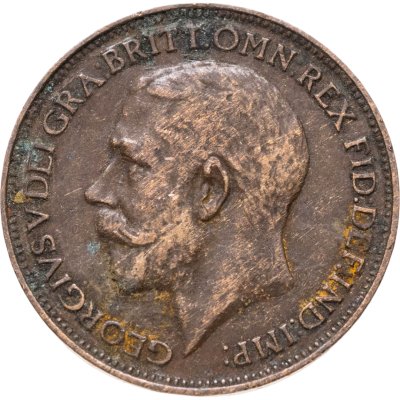 купить Великобритания 1 фартинг (farthing) 1922