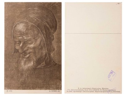 купить Германия открытка "Голова апостола. Мюнхен"