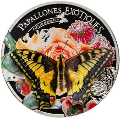 купить Австралия 5 динеров 2013 Экзотические бабочки 3D - Махаон