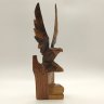 Купить Статуэтка "Орёл", дерево, резьба, лак, СССР, 1970-1990 гг.