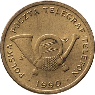 купить Польша, телефонный жетон "Польская почта. Телеграф. Телефон" отметка "A"