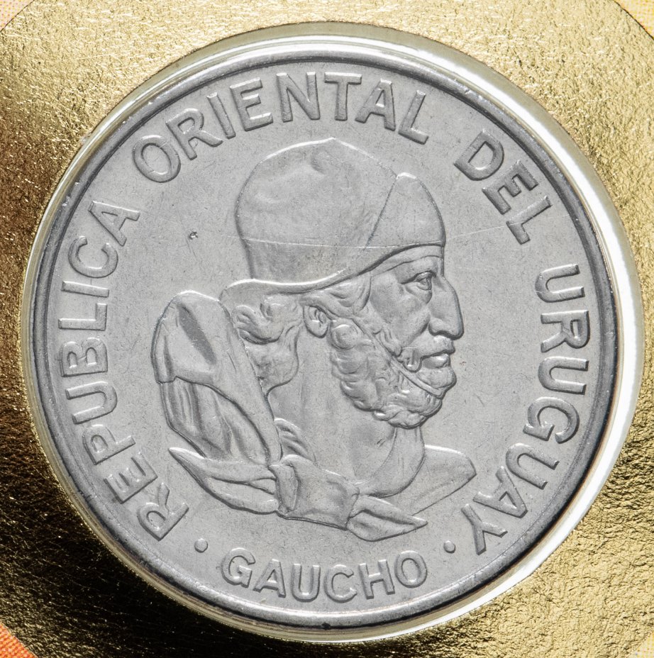 купить Уругвай 100 новых песо (nuevos pesos) 1989, в конверте с марками
