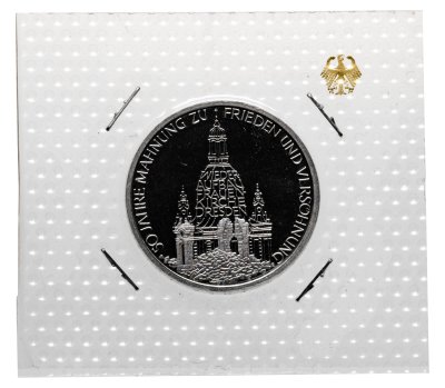 купить Германия 10 марок (deutsche mark) 1995 J "50 лет в мире и согласии"