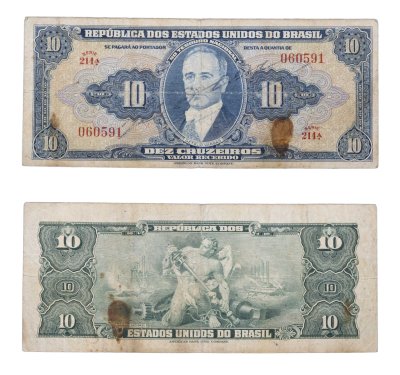 купить Бразилия 10 крузейро 1961-1963