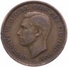 Купить Великобритания 1/2 пенни (penny) 1941