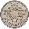 Купить Барбадос 25 центов (cents) 1973 Без отметки монетного двора