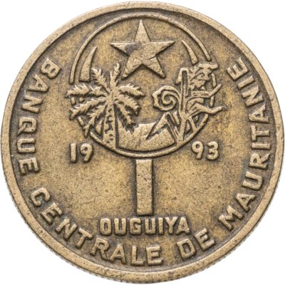 купить Мавритания 1 угия (ouguiya) 1993