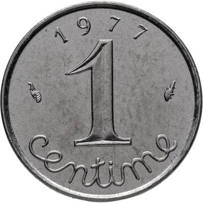 купить Франция 1 сантим 1977