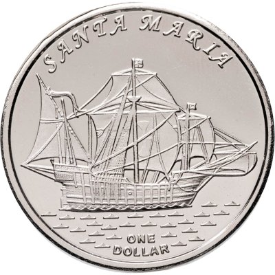 купить Кирибати, Остров Гилберта 1 доллар 2016 "Корабль Santa Maria"