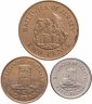 Купить Джерси набор 1-5 пенсов 1990 (3 шт)