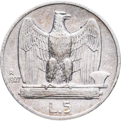 купить Италия 5 лир 1927