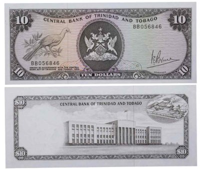 купить Тринидад и Тобаго 10 долларов 1964