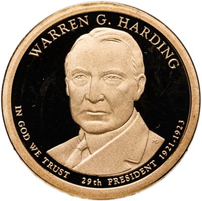 купить США 1 доллар 2014 S "29-й президент США - Уоррен Гардинг"