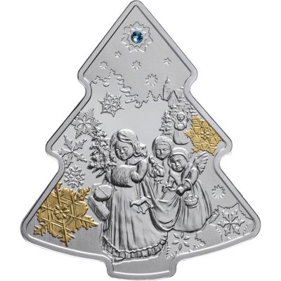 купить Ниуэ 2 доллара 2014 "Рождественская елка" в подарочном футляре с сертификатом