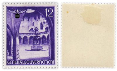 купить Германия, Третий Рейх, генерал-губернаторство Польша 12 грошей 1941 "Здания и архитектура 3-й выпуск"