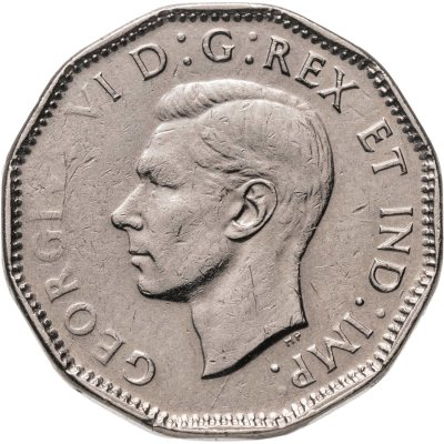купить Канада 5 центов (cents) 1947 Георг VI
