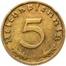 Купить Германия, Третий рейх 5 рейхспфеннигов (reichspfennig) 1936