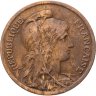 Купить Франция 10 сантимов (centimes) 1916, знак монетного двора: "★" - Мадрид
