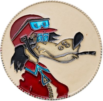 купить Значок Волк - Ну , Погоди Мультфильмы СССР (Разновидность случайная )