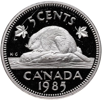 купить Канада 5 центов (cents) 1985
