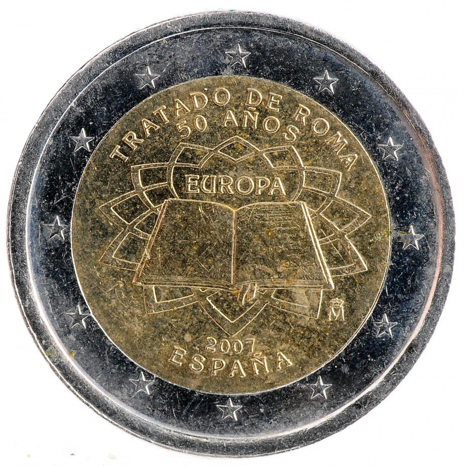 купить Испания 2 евро 2007