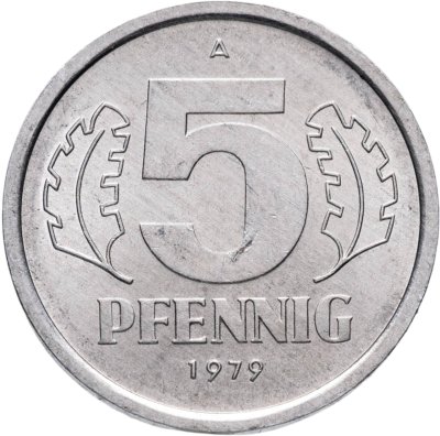 купить Германия (ГДР) 5 пфеннигов 1979 A