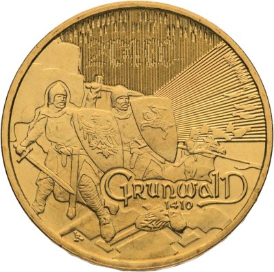 купить Польша 2 злотых (zlote) 2010 Великие сражения - Грюнвальдская битва