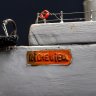 Купить Модель французского линкора "Richelieu" в масштабе 1:234, дерево, металл, латунь, крашение, резина, пластик, СССР, 1970-1980 гг.