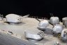 Купить Модель французского линкора "Richelieu" в масштабе 1:234, дерево, металл, латунь, крашение, резина, пластик, СССР, 1970-1980 гг.