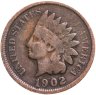 Купить США 1 цент (cent) 1902 Indian Head Cent
