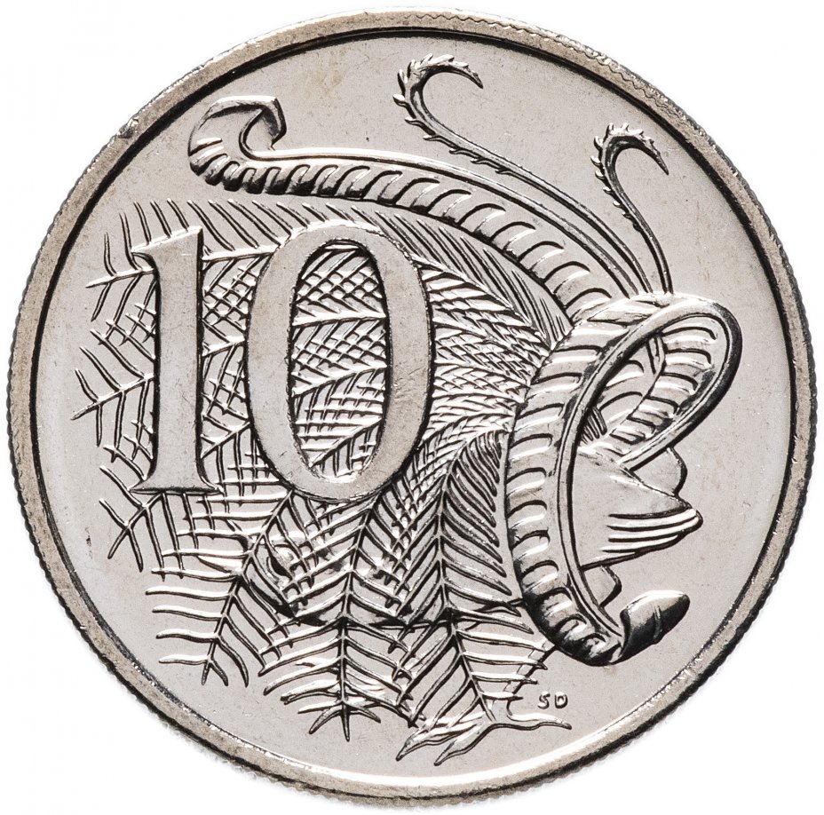 купить Австралия 10 центов 2016 50 лет с момента перехода на десятичную систему национальной валюты