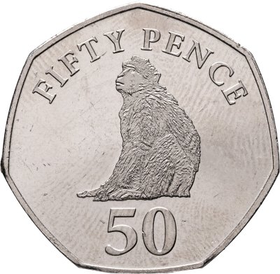 купить Гибралтар 50 пенсов (pence) 2016