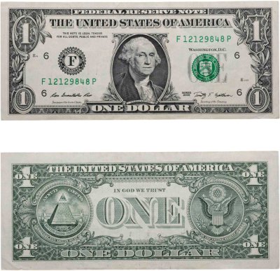 купить США 1 доллар 2009 год (Pick 530) F-Атланта