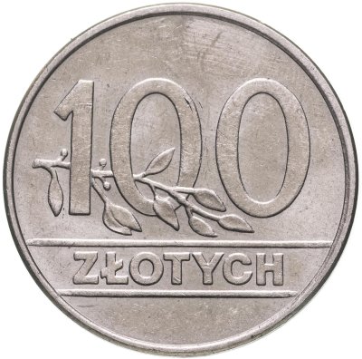 купить Польша 100 злотых 1990