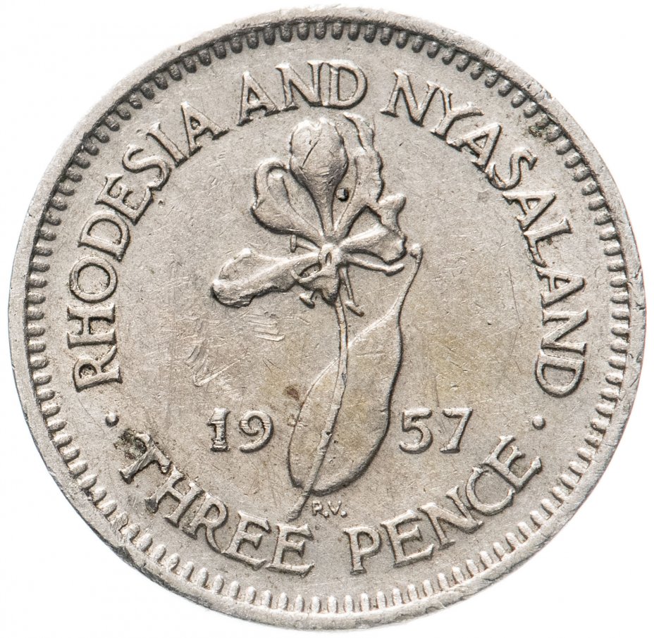купить Родезия и Ньясленд 3 пенса (pence) 1957