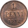 Купить 1 пенни (penni) 1912 Российская Финляндия