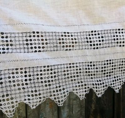 купить Подзор для кровати, хлопок, вышивка, 1990-1995 гг.