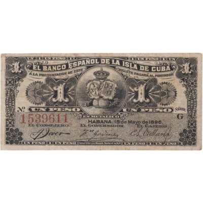 купить Куба 1 песо 1896