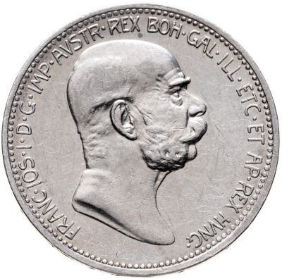 купить Австро-Венгрия 1 крона 1908 "60 лет правления Франца Иосифа I"
