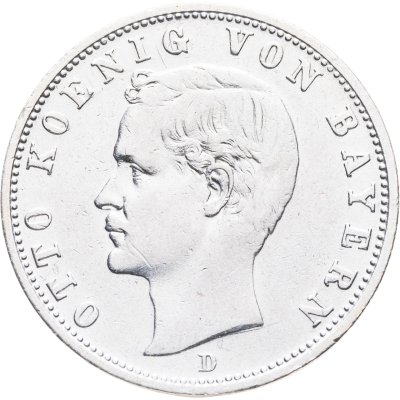 купить Германия (Империя) 2 марки (mark) 1901 D Бавария