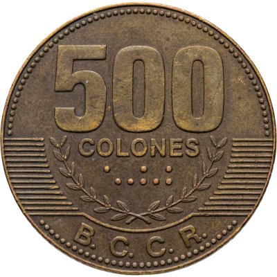 купить Коста-Рика 500 колонов (colones) 2006