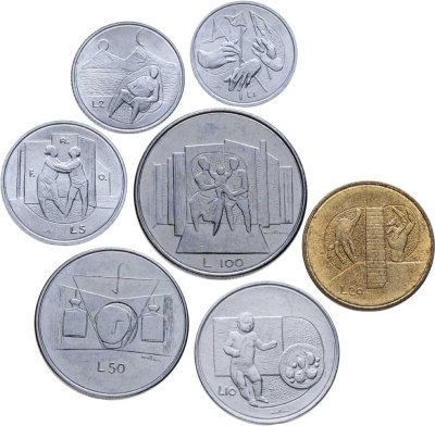 купить Сан-Марино годовой набор из 7 монет 1976