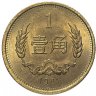 Купить Китай 1 цзяо (джао, jiao) 1981