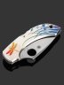 Купить Складной нож Spyderco Dragonfly Tattoo (C28PT), сталь VG-10, рукоять сталь