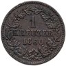 Купить Германия, Нассау 1 крейцер 1860