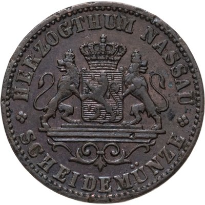 купить Германия, Нассау 1 крейцер 1860