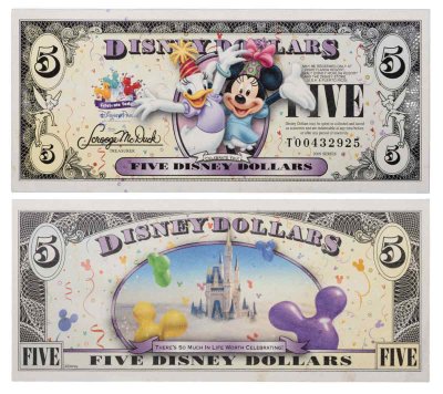 купить США 5 Дисней долларов 2009 серия Т